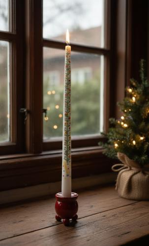 Datumljus - Kalenderljus - 38 cm - www.frokenfraken.se