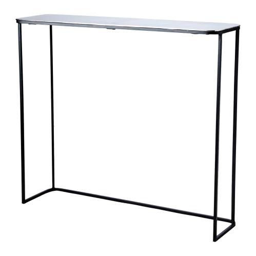 Bord - 2 storlekar - Nickelfärgad - 90 x 27 x 80 cm - www.frokenfraken.se