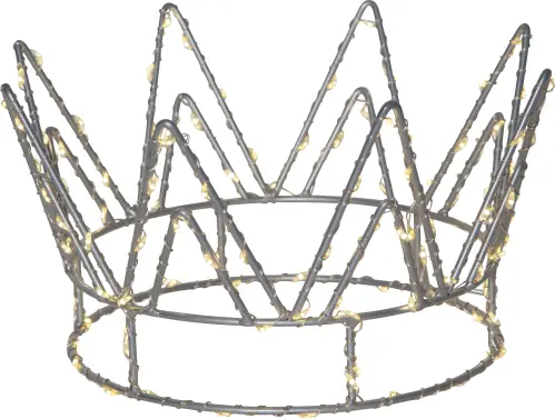 Bordsdekoration - Prinsesskrona - 12 cm - www.frokenfraken.se