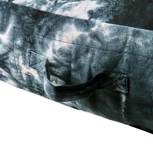 Ryggdyna till lastpall - Svart/vit - 117 x 40 cm - www.frokenfraken.se