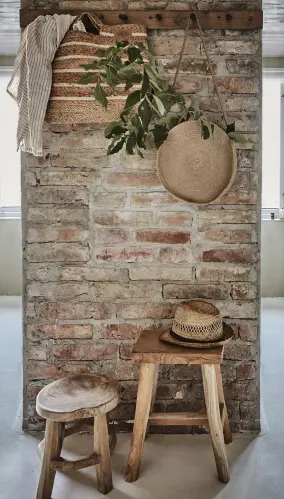 Bordsduk Randig - Elfenben/natur - 220 x 130 cm - www.frokenfraken.se