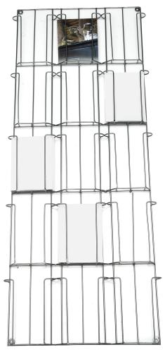 Korthållare för vägg - Card rack Metall - 31 x 97 cm - www.frokenfraken.se