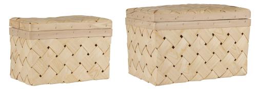 SpånKorgar med lock - 2 storlekar - 30 X 20 X 18 CM - www.frokenfraken.se