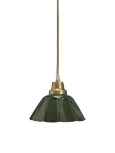 Fönsterlampa - Ester - Mörkgrön - 17 cm - www.frokenfraken.se