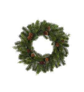 Grankrans med kottar - 45 cm - www.frokenfraken.se