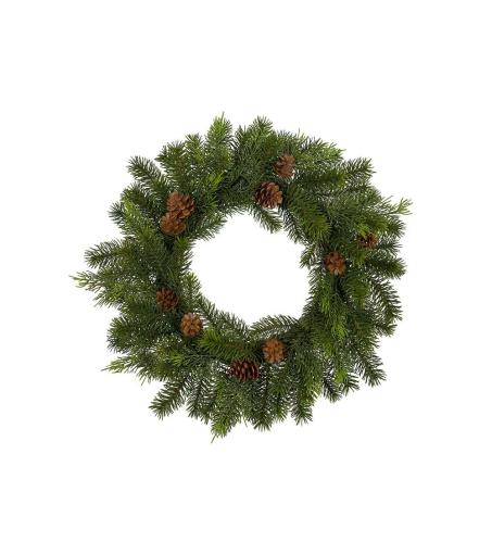 Grankrans med kottar - 45 cm - www.frokenfraken.se