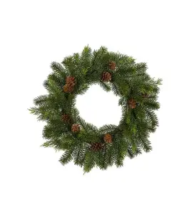 Grankrans med kottar - 45 cm - www.frokenfraken.se