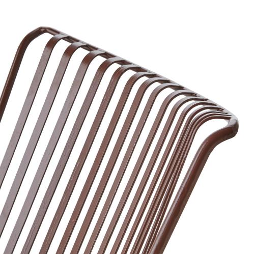 Fåtölj - Metall Bordeaux - 56 x 35 x 53 cm - www.frokenfraken.se