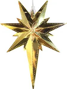 Adventsstjärna - Metall Betlehem - 35 cm - www.frokenfraken.se