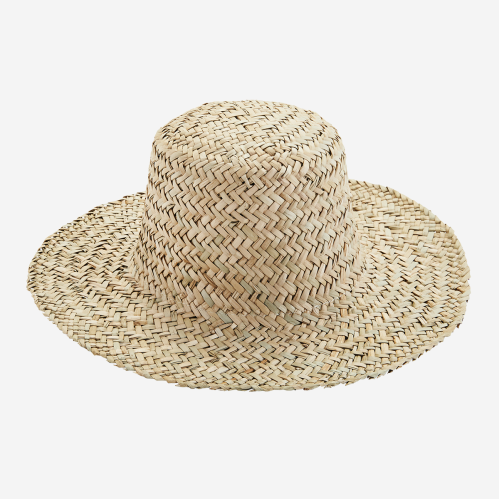 Stråhatt - ljus - 36 cm - www.frokenfraken.se