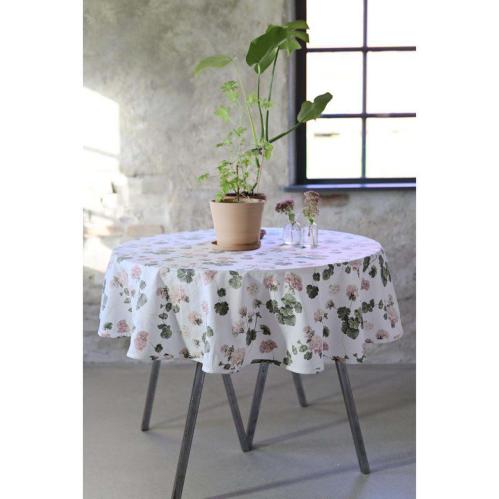 Duk - Pelargon - Ljusrosa - Ø145 cm - www.frokenfraken.se