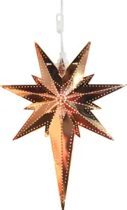 Adventsstjärna - Metall Betlehem - 35 cm - www.frokenfraken.se