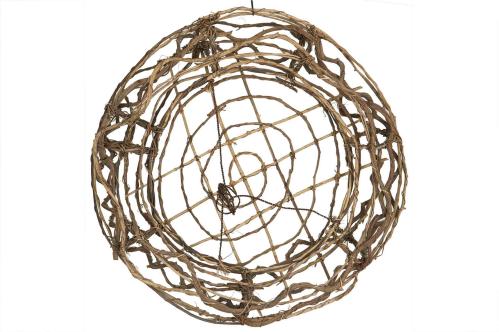 Dekoration - Hängande Korg/Krans - Natur - Ø75 cm - www.frokenfraken.se