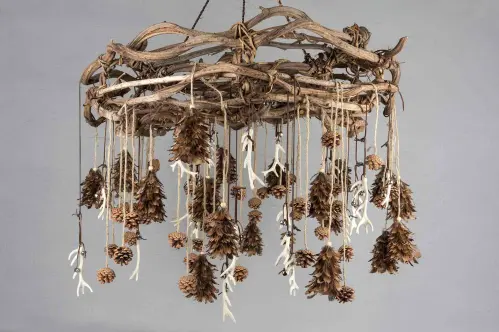 Dekoration - Hängande Korg/Krans - Natur - Ø50 cm - www.frokenfraken.se