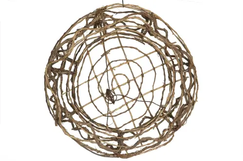 Dekoration - Hängande Korg/Krans - Natur - Ø50 cm - www.frokenfraken.se