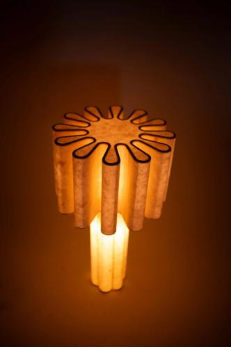 Bordslampa - Heidi - Offwhite - 55 cm - www.frokenfraken.se