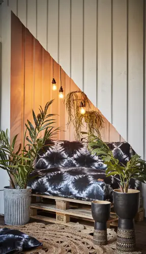 Sladd Textil - Vit/svart - 200 cm - www.frokenfraken.se
