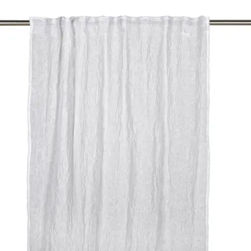 Gardiner - Multiband - Skrynklig - Vit - 2 X 130 X 280cm - www.frokenfraken.se