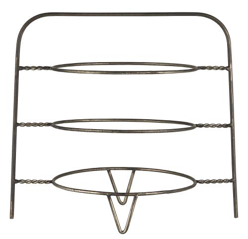 Tallrikshållare - 3 Våningar - Fruktfat - Kakfat Ø:22 cm - 33,5 X 22 X 32 CM - www.frokenfraken.se
