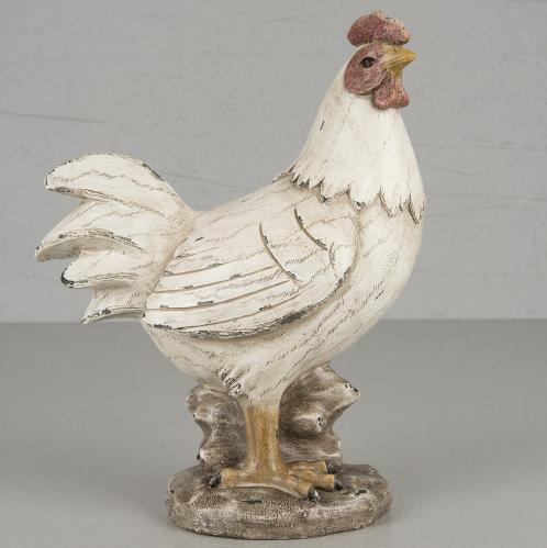 Höna - Stor Vit - 29 cm - www.frokenfraken.se