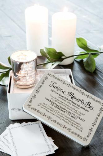 Treasure Moments Box inkl lykta - Till förmån för Barncancerfon - www.frokenfraken.se