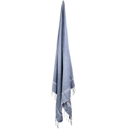 Handduk/Duk Fouta Blå - 100 x 200 cm - www.frokenfraken.se