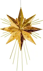 Adventsstjärna - Metall Mini Luxe - 36 cm - www.frokenfraken.se
