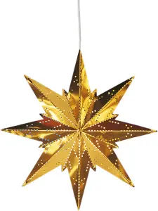 Adventsstjärna - Metall Mini - 25 cm - www.frokenfraken.se