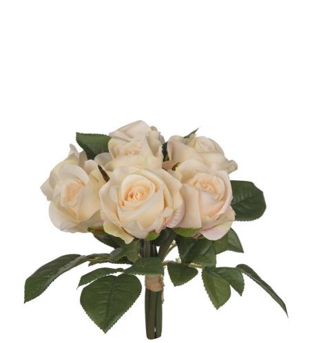 Rosbukett - Rosa - 22 cm - www.frokenfraken.se