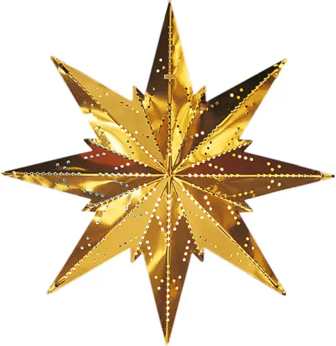 Adventsstjärna - Metall Mini - 25 cm - www.frokenfraken.se