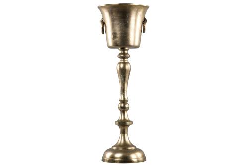 Vinkylare/Fot Antik Guld - Ø27 x 8 cm - www.frokenfraken.se