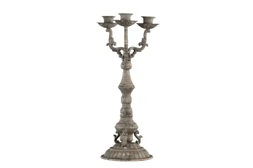 Kandelaber 3-Arm Metall - 21 x 50 cm - www.frokenfraken.se
