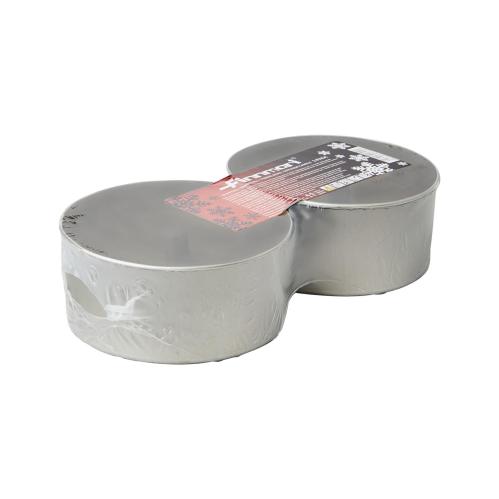 Marschaller - 2-pack - Silver - Ø10 x 4 cm - www.frokenfraken.se