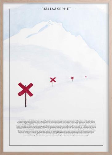 Poster - Fjällsäkerhet - 30 x 40 cm - www.frokenfraken.se