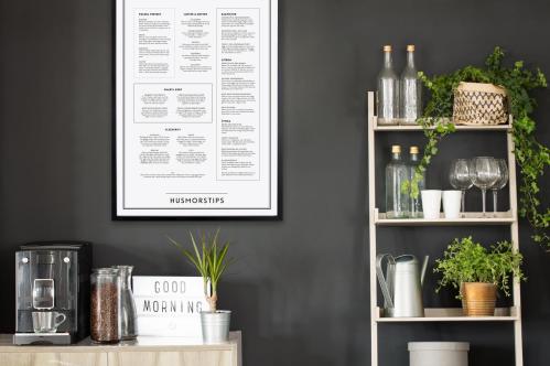 Poster - Husmorstips - 30 x 40 cm - www.frokenfraken.se