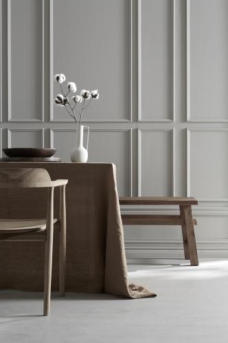 Bänk - Rustik Trä - Brun - 2-pack - 111 x 45 cm - www.frokenfraken.se