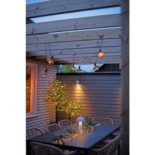 Bordslampa Utomhus - Mushroom Vit - 28 cm - www.frokenfraken.se