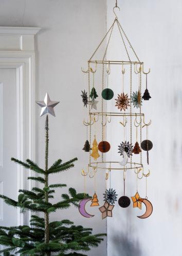 Hängare - 3 våningar med krokar - Ø38 x H90 cm - www.frokenfraken.se