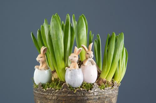 Kaniner i Ägg - 3-pack - 5 cm - www.frokenfraken.se