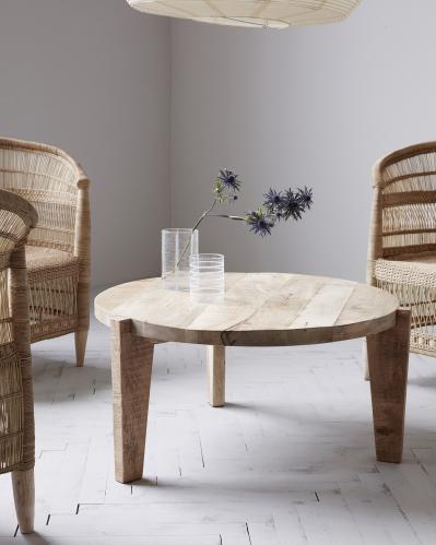 Soffbord Bali - Natur - 40 x Ø80 cm - www.frokenfraken.se