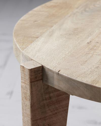 Soffbord Bali - Natur - 40 x Ø80 cm - www.frokenfraken.se