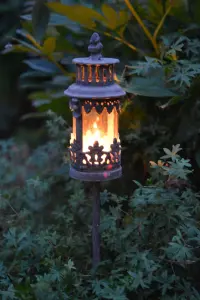 Ljuslykta på pinne - 70 cm - www.frokenfraken.se