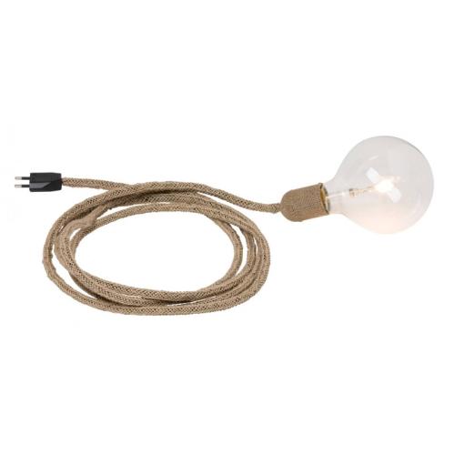 Lampsladd - Jute - 3,5 m - www.frokenfraken.se