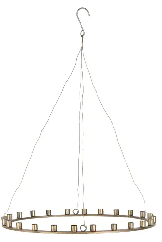 Ljuskrona för 24 julgransljus - Ø39,5 X 59 CM - www.frokenfraken.se