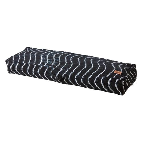 Ryggdyna till lastpall - Svart/vit - 117 x 40 cm - www.frokenfraken.se