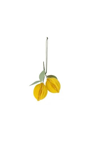 Citron - Pappershänge - 10 cm - www.frokenfraken.se