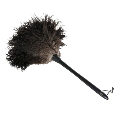 Dammvippa - Strutsfjäder - Svart - 45 cm - www.frokenfraken.se