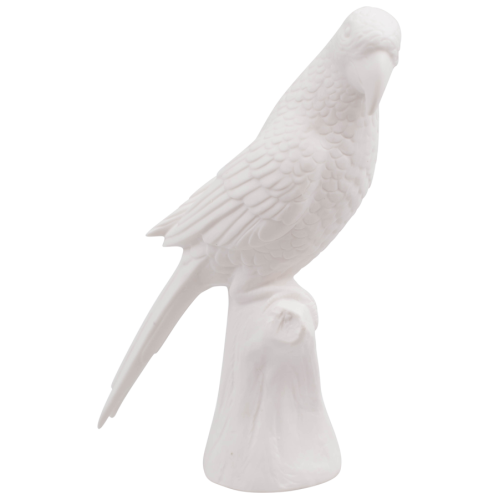 Papegoja - Vit - 21,5 cm - www.frokenfraken.se