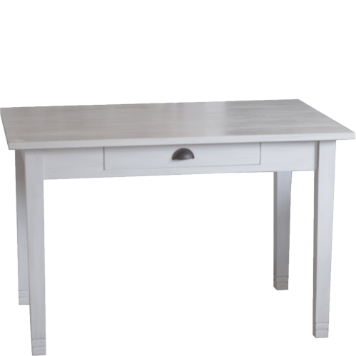 Matbord - Vintage White - 75 x 120 cm - www.frokenfraken.se