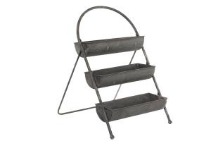 Planteringshylla - Metall - 39 x 14,5 x 68 cm - www.frokenfraken.se